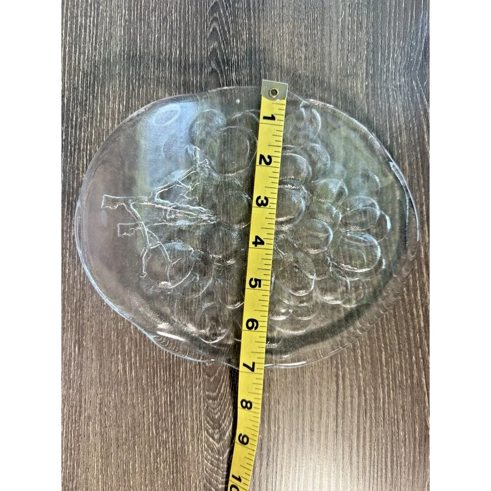 2 Kosta Boda Kosgrap Grape Glass Snack Plates‎ Ann Wärff Sweden 8